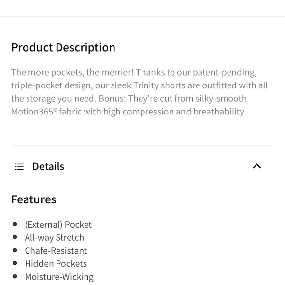 Fabletics Size XXL Trinity Mid Rise Pocket Short 5" NWT - Picture 8 of 10